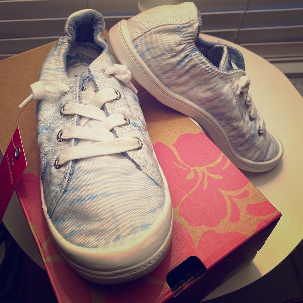 ROXY BAYSHORE 3 SNEAKER Light Blue/White